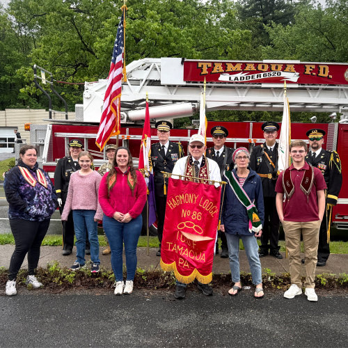 Canton Allentown No. 39, of Sellersville, PA marching in the Tamaqua Memorial Day Parade